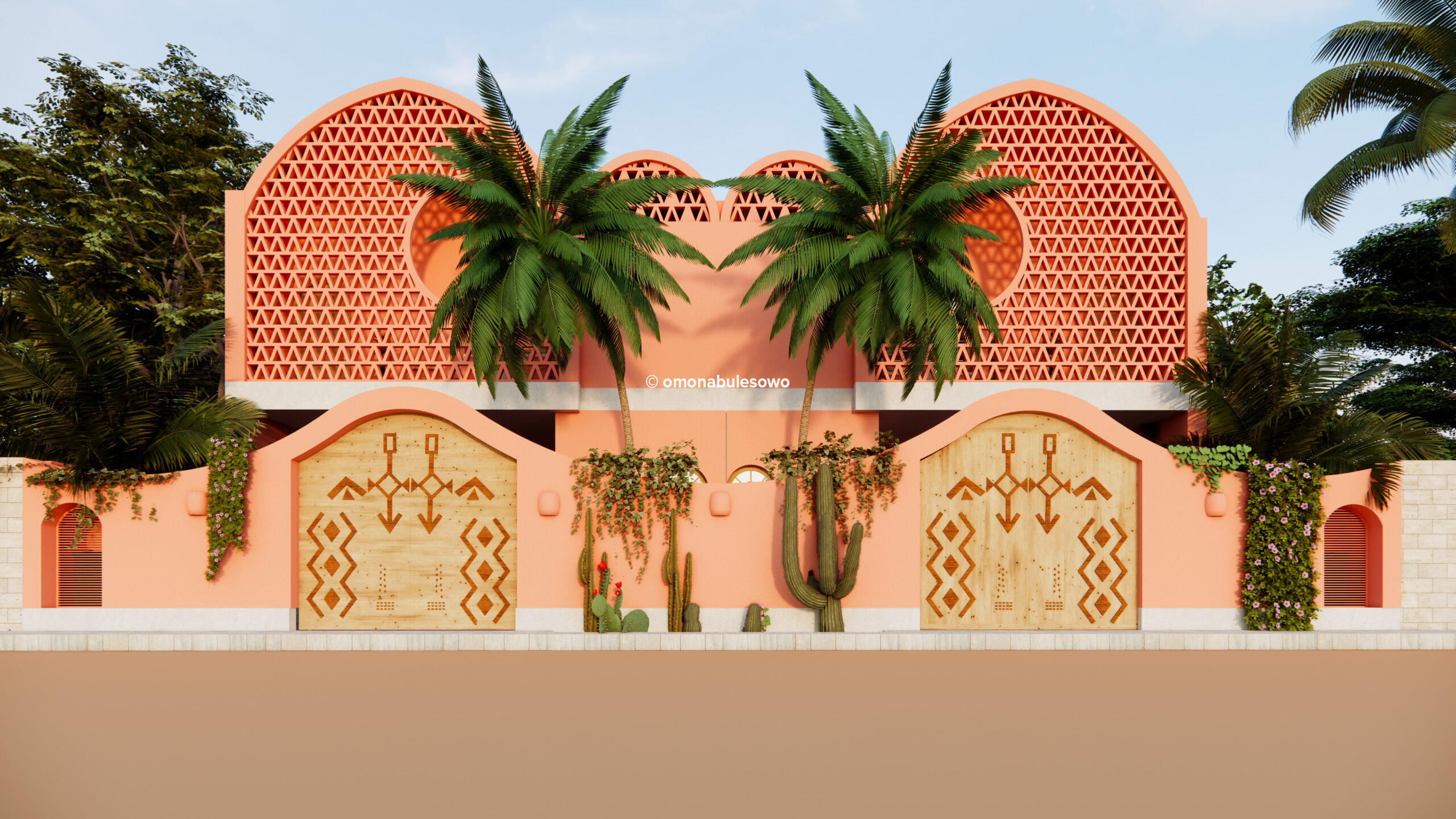 Pleine façade